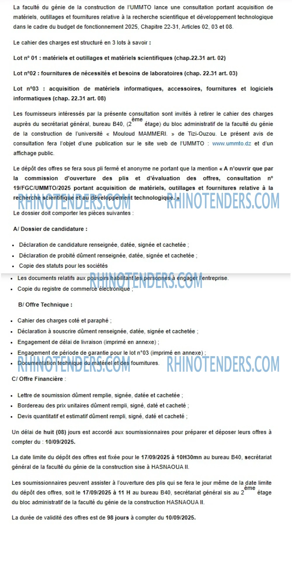 Rhinotenders