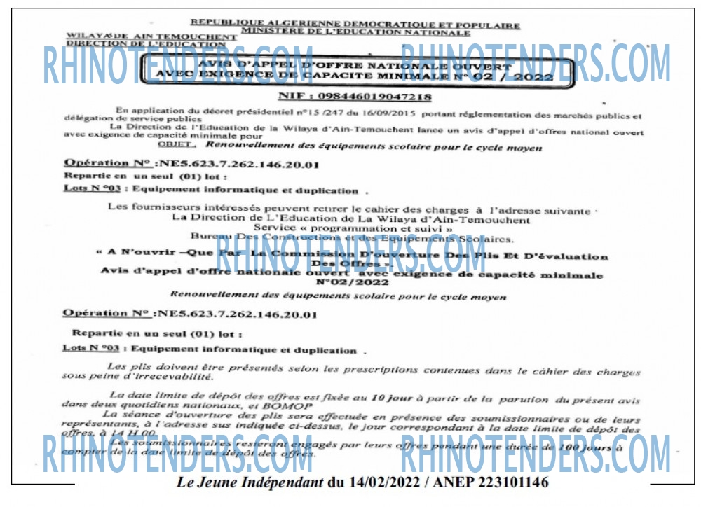 Jeune Independant