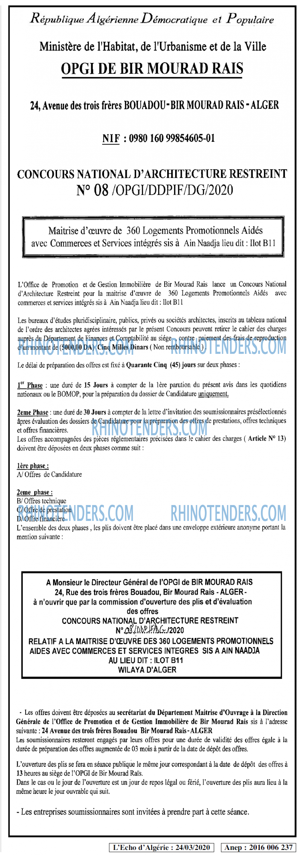 L'ECHO D'ALGERIE