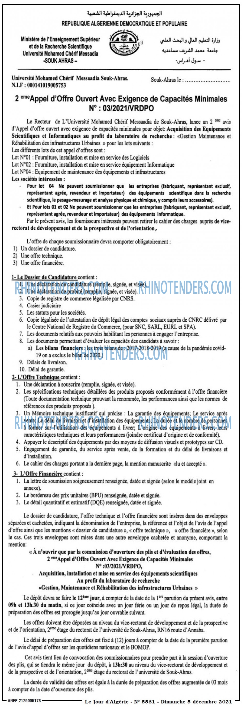 Le Jour d'Algérie
