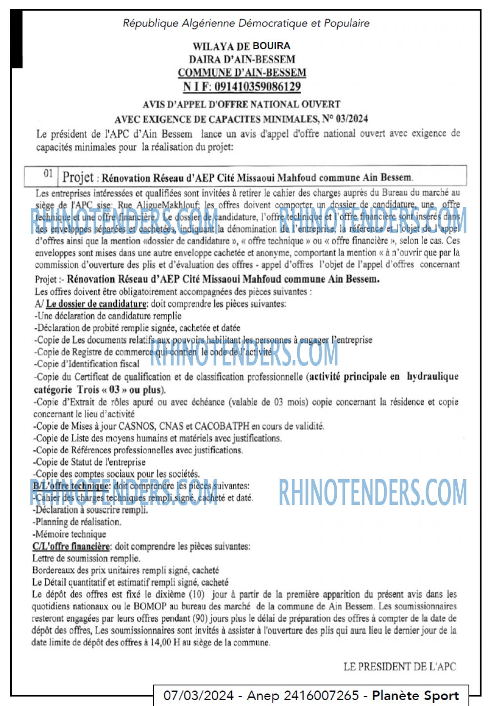 PLANETE SPORT