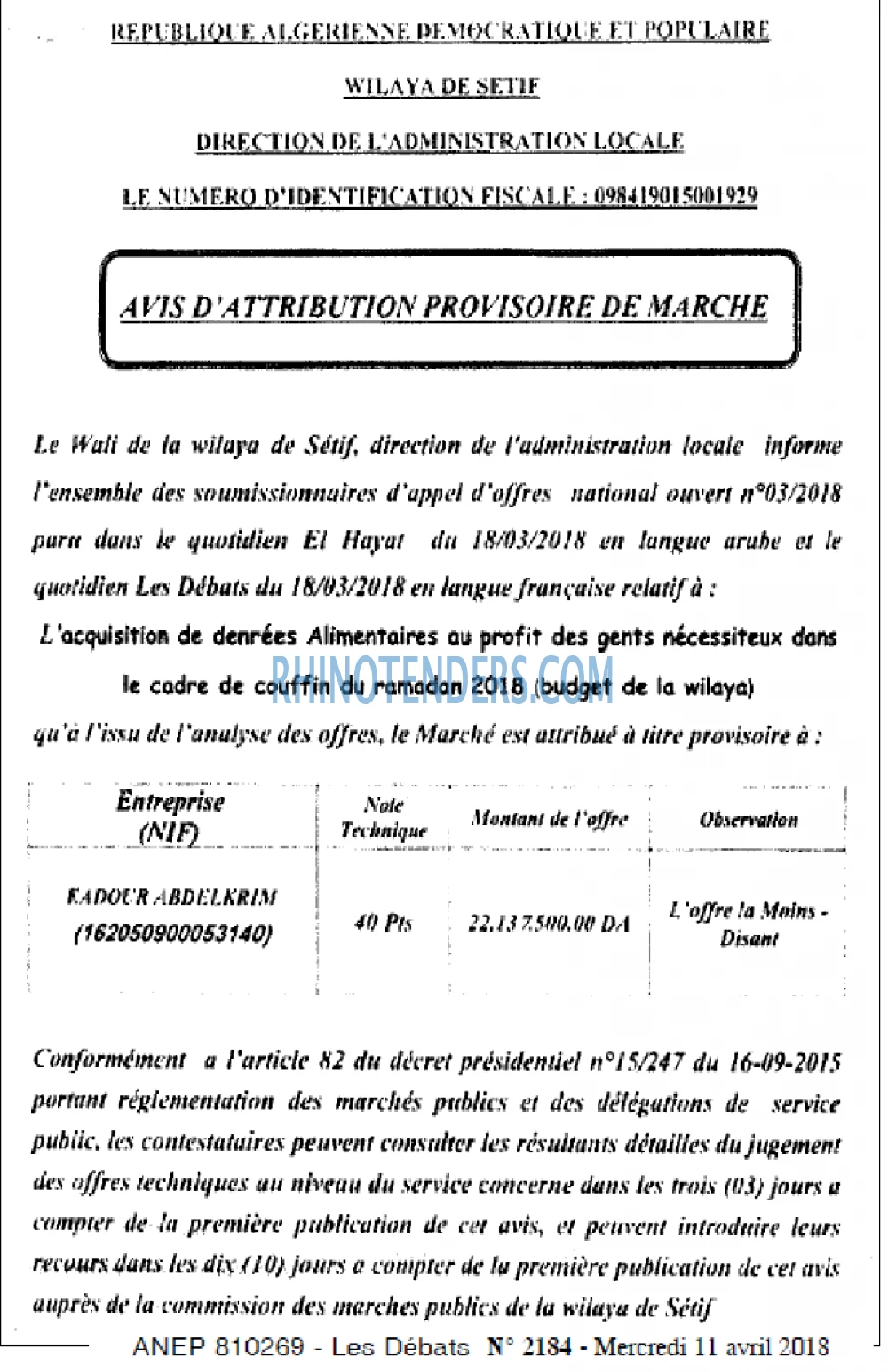 Les Debats