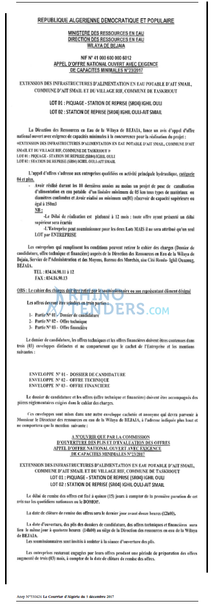 Le Courrier d'Algerie
