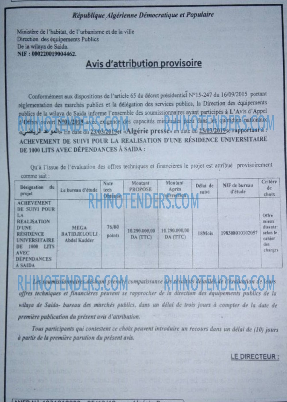 ALGERIE PRESSE