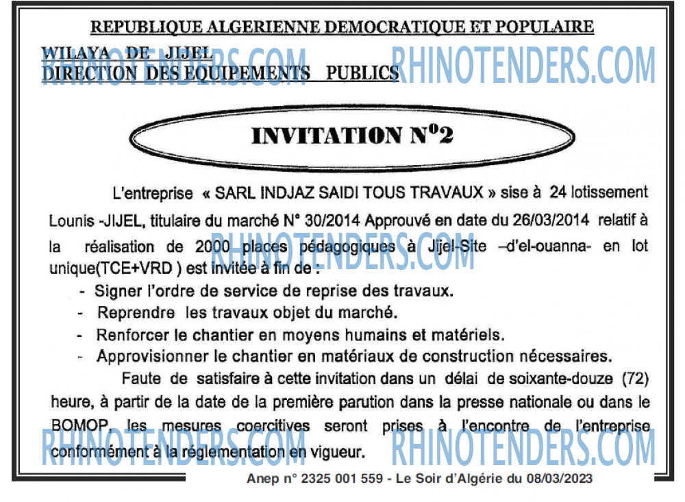 LE SOIR D'ALGERIE