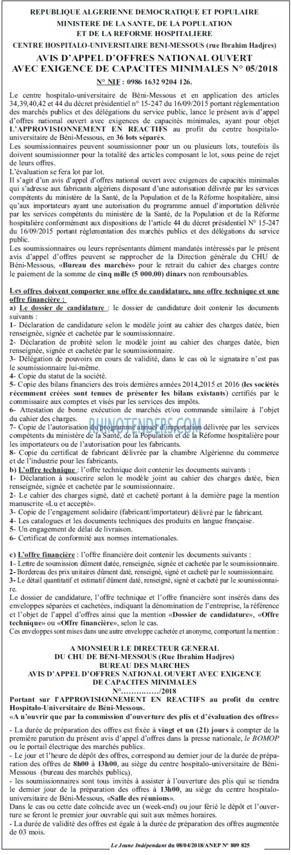 Le jeune indépendant
