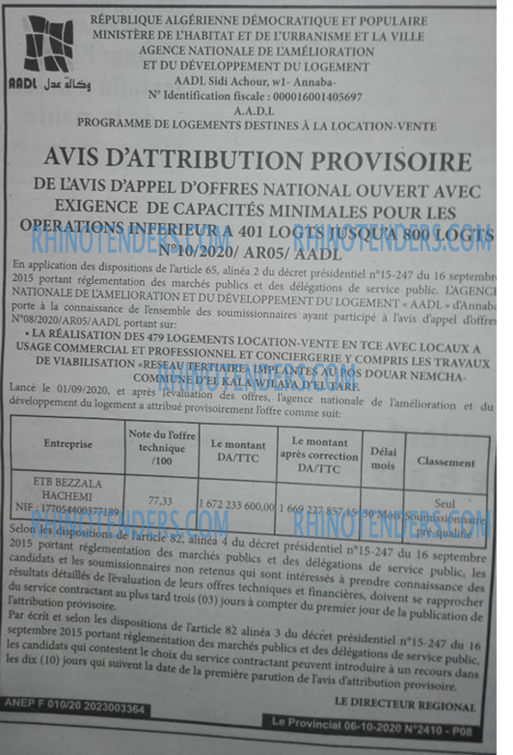 LE PROVINCIAL