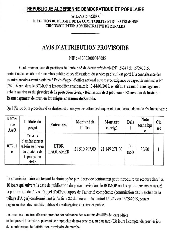 Le Jour d'Algérie