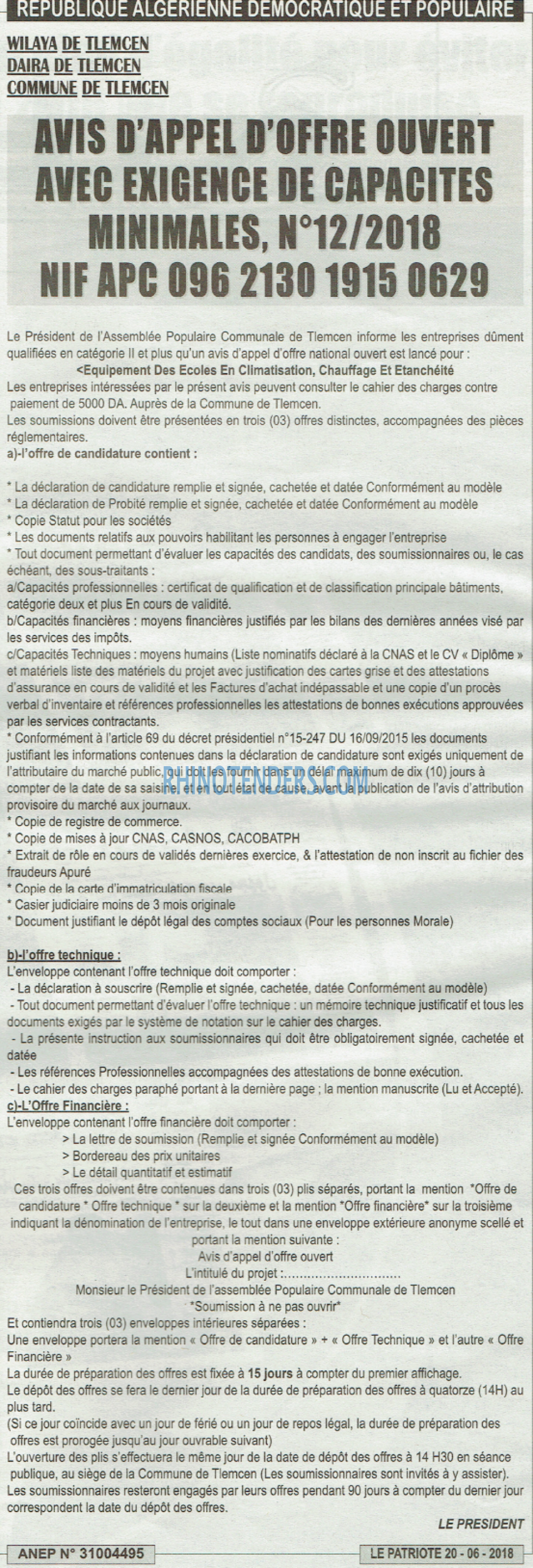 LE PATRIOTE