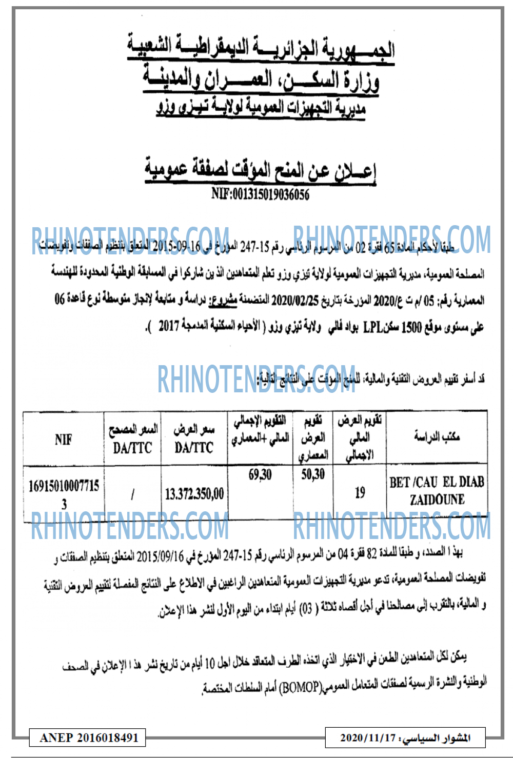المشوار السياسي