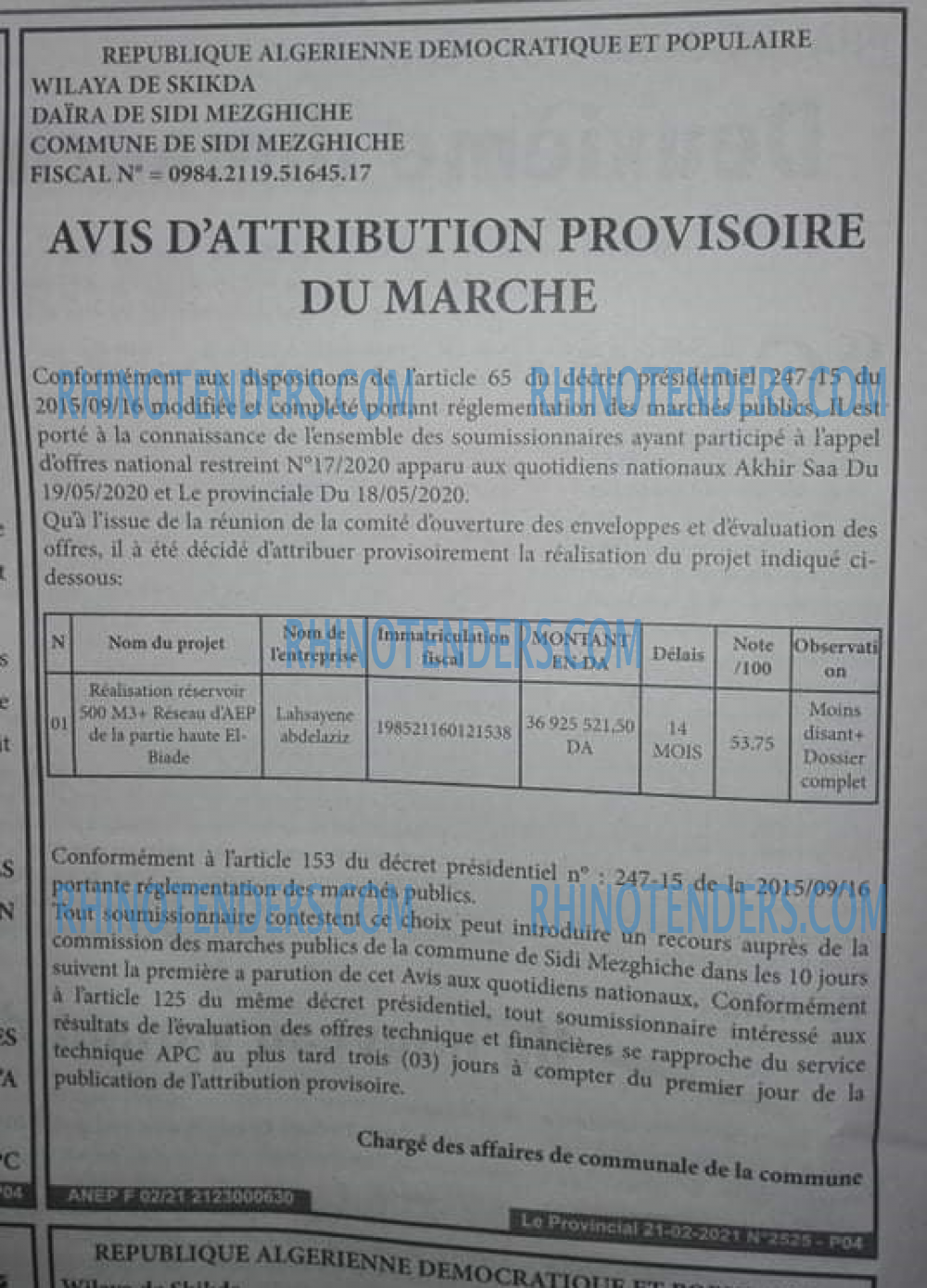 LE PROVINCIAL