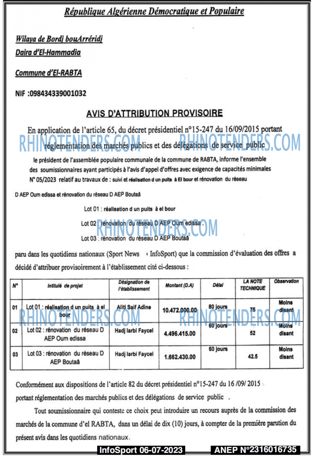 Infos Mass Media