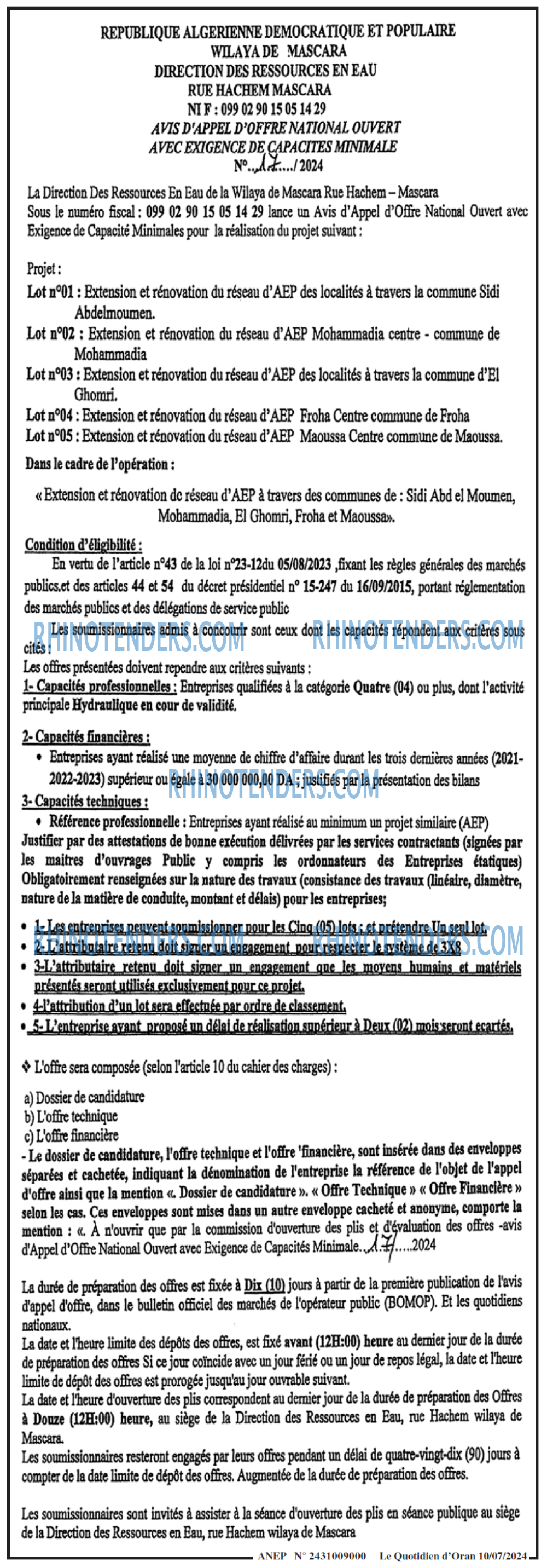 Le Quotidien d'Oran