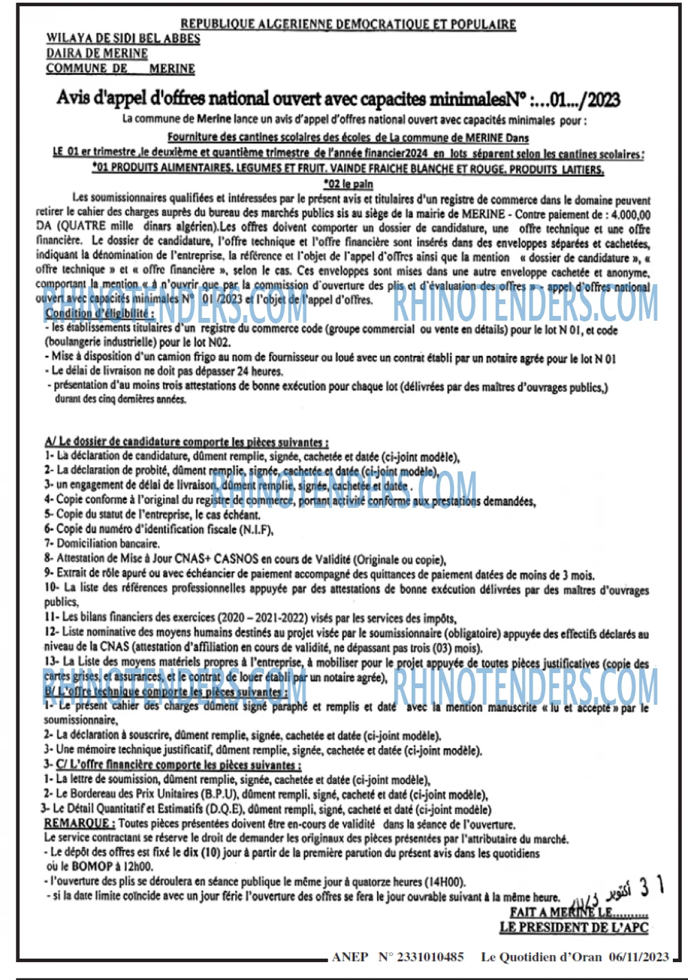 Le Quotidien d'Oran