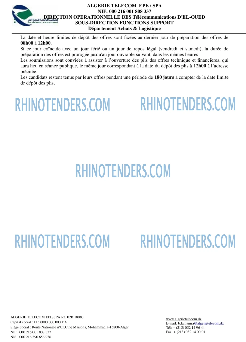 Rhinotenders