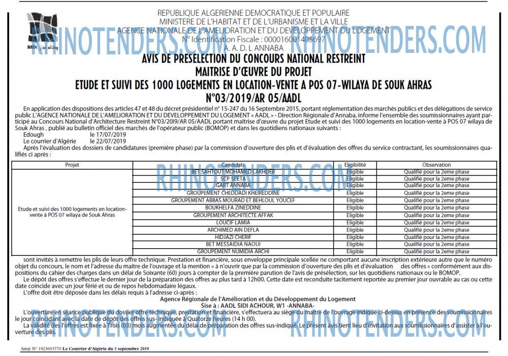Le Courrier d'Algerie