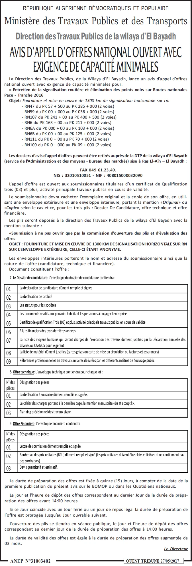 ouest TRIBUNE
