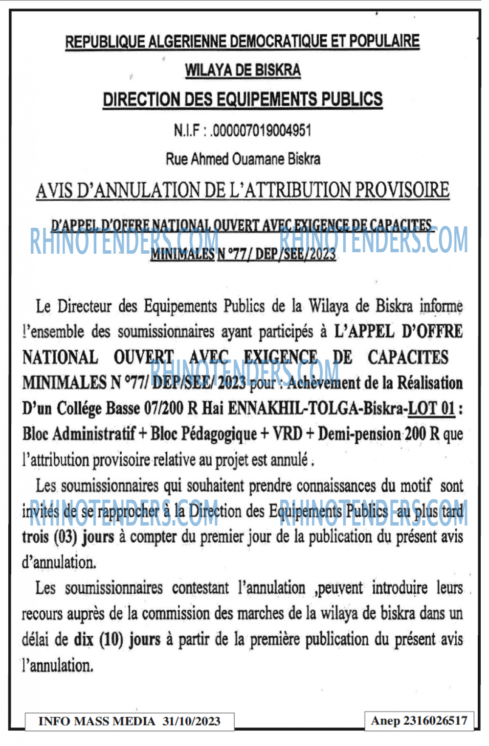 Infos Mass Media