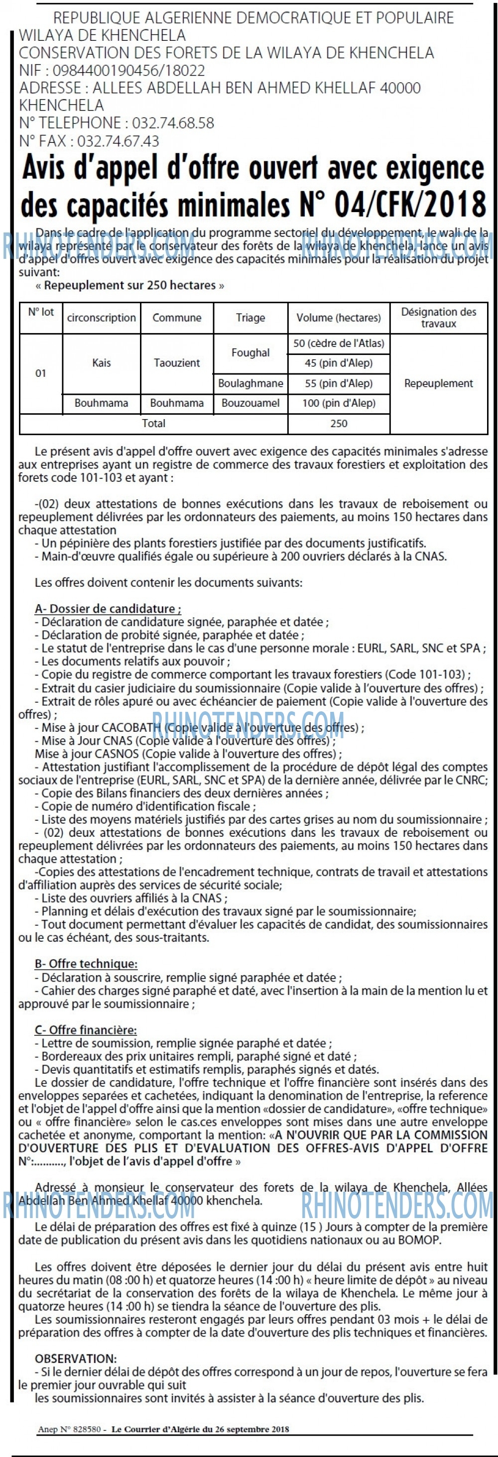 Le Courrier d'Algerie