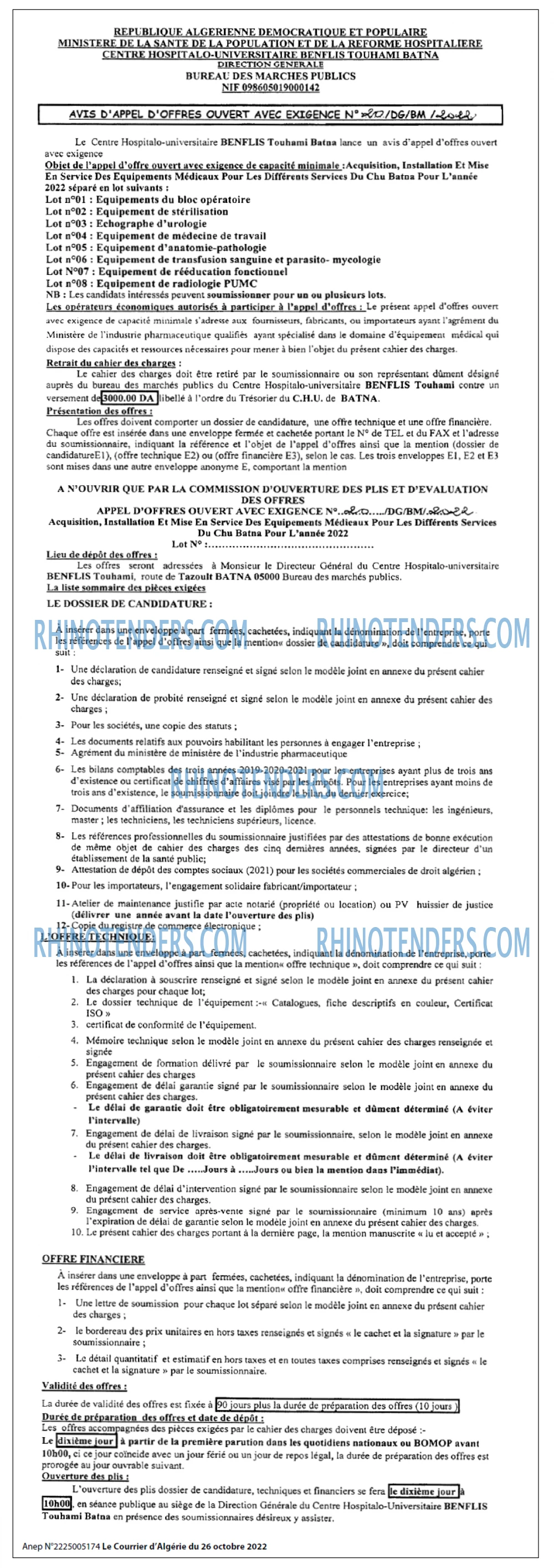 Le Courrier d'Algerie