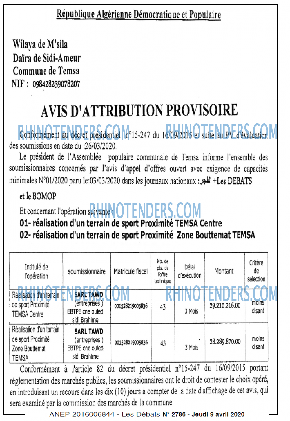 Les Debats