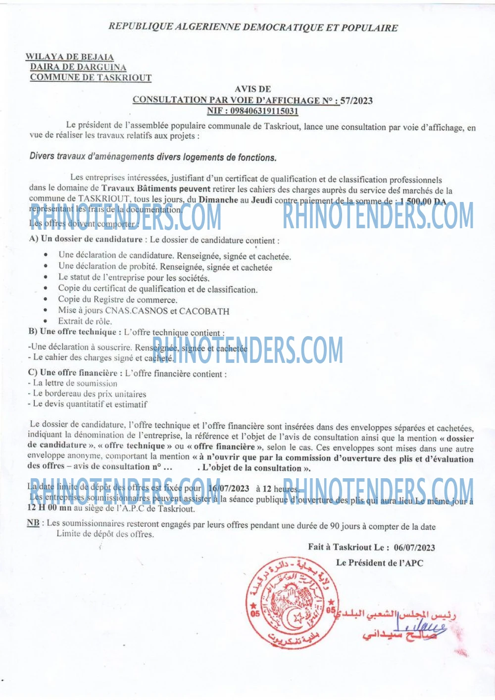 Rhinotenders