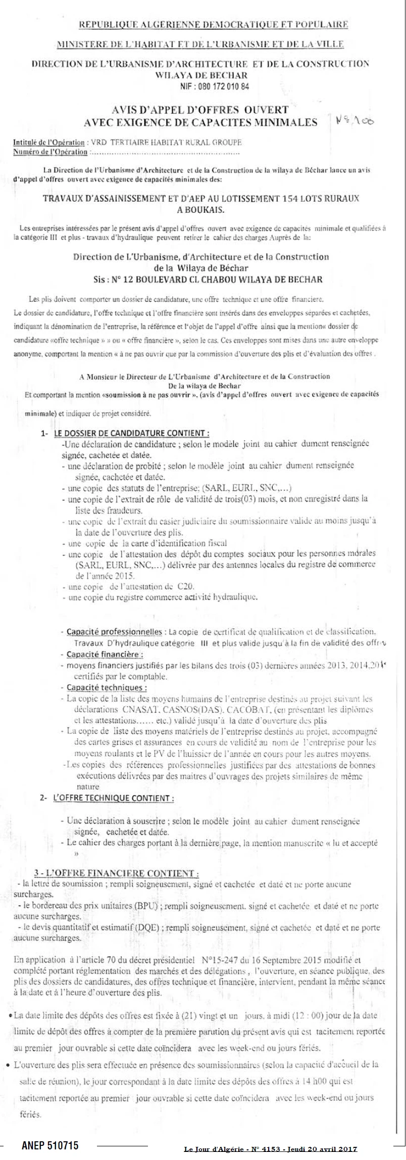 Le Jour d'Algérie