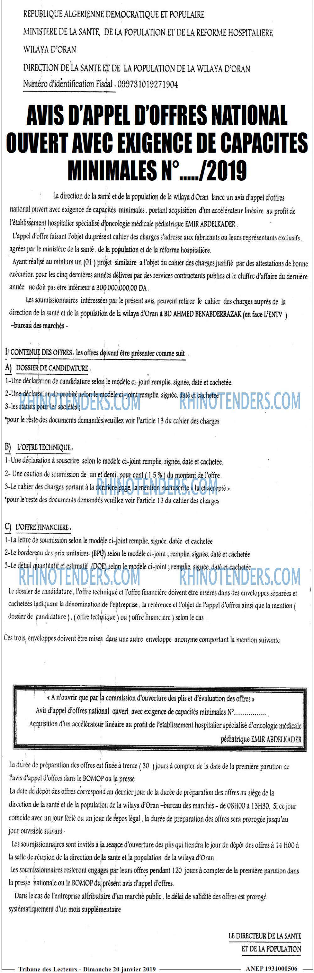 TRIBUNE DES LECTEURS