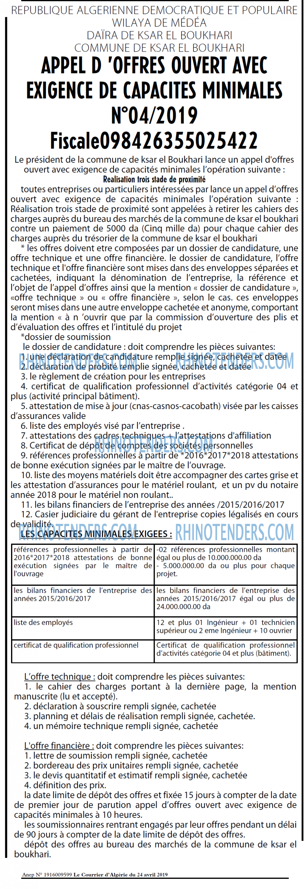 Le Courrier d'Algerie