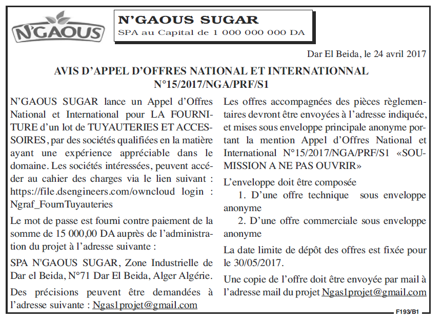 LE SOIR D'ALGERIE