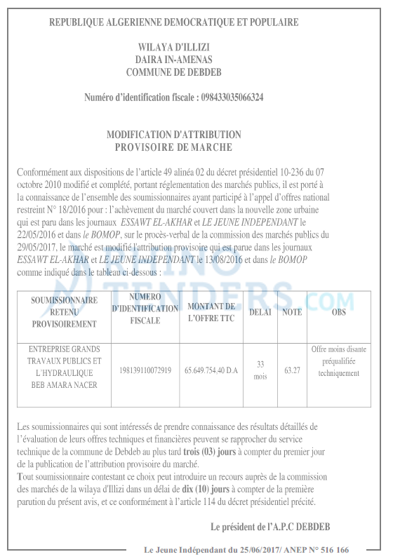 Le jeune indépendant