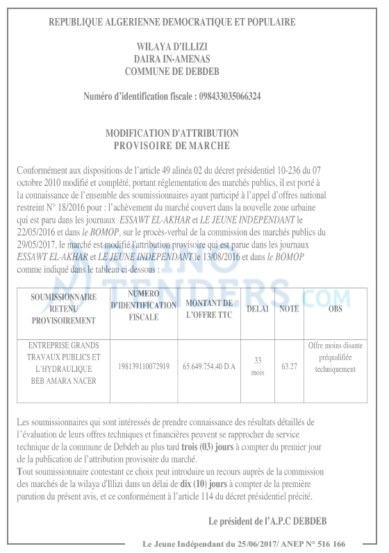 Le jeune indépendant