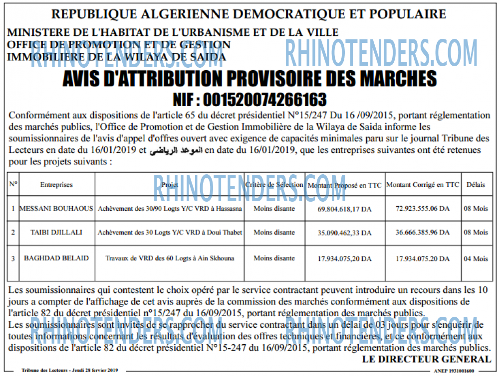 TRIBUNE DES LECTEURS