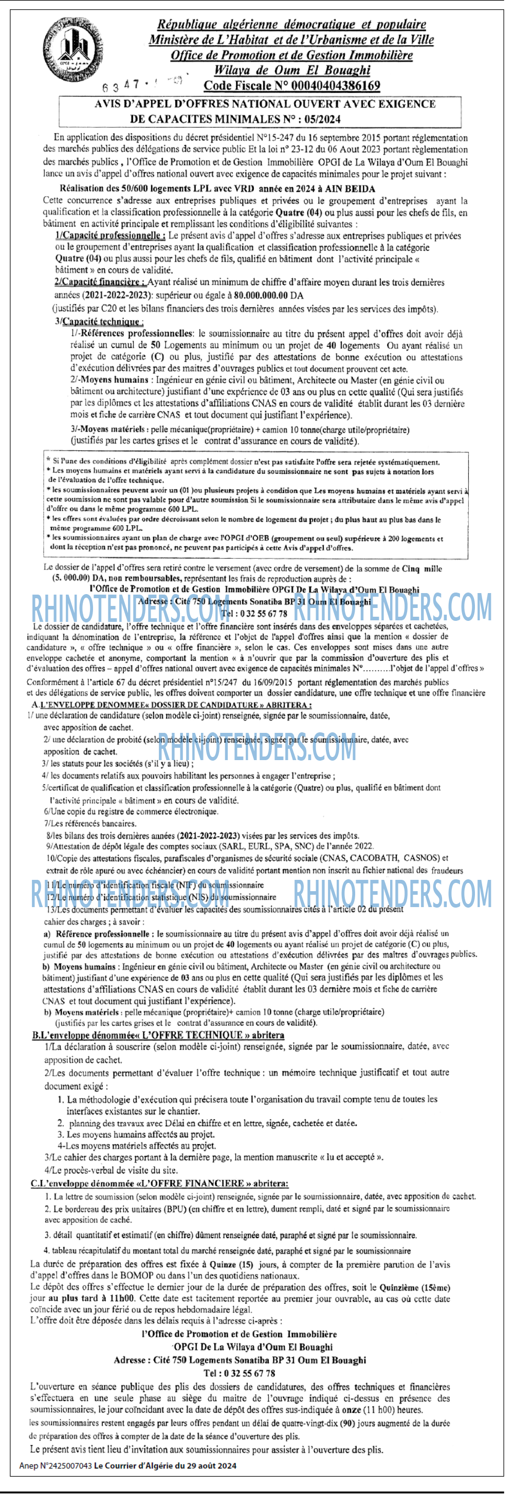Le Courrier d'Algerie