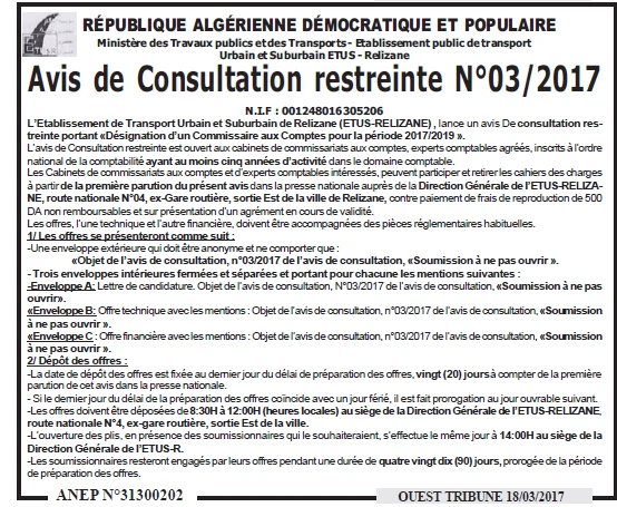 ouest TRIBUNE