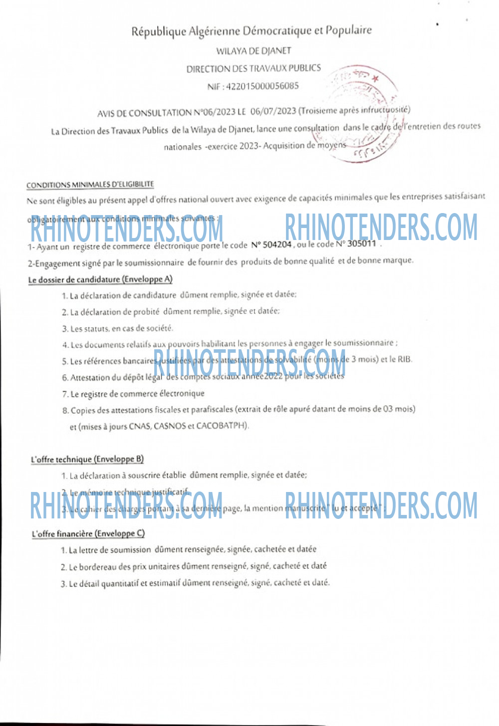 Rhinotenders
