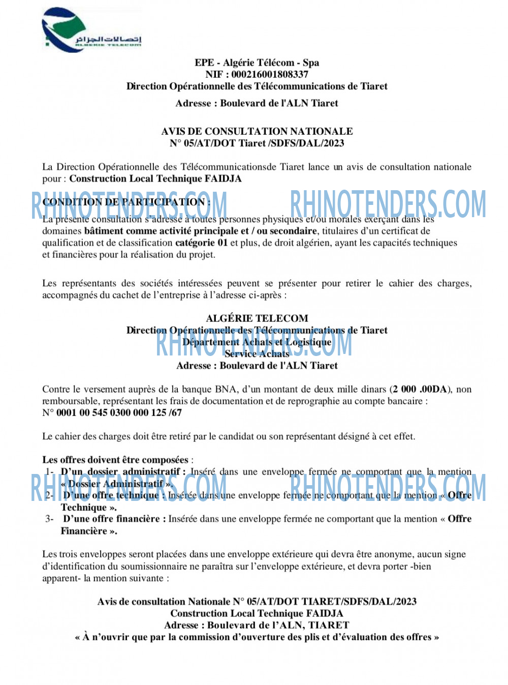 Rhinotenders