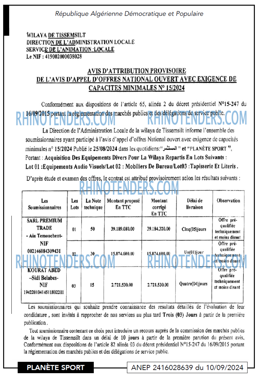 PLANETE SPORT