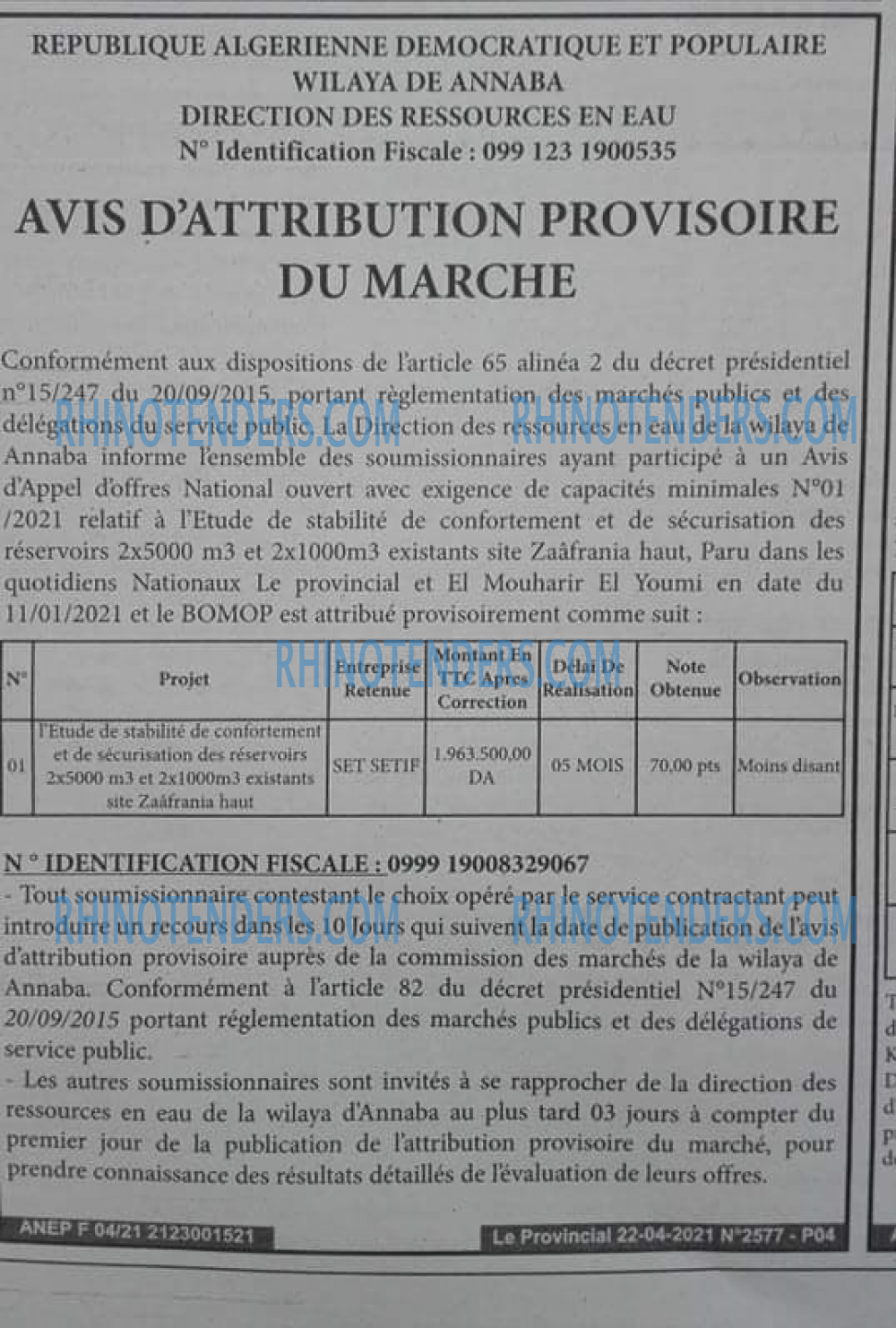 LE PROVINCIAL