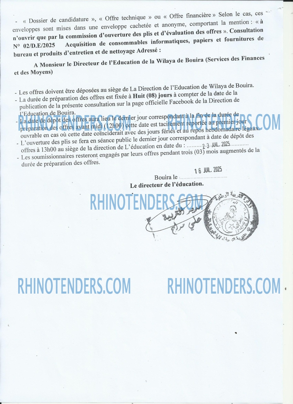 Rhinotenders