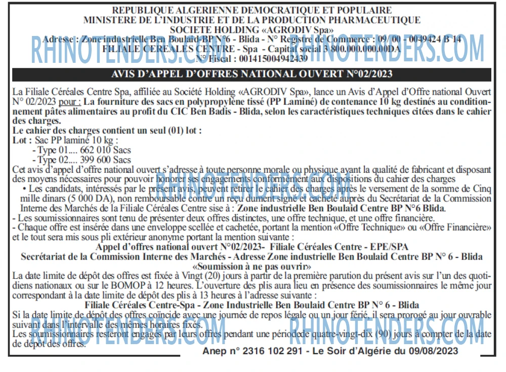 LE SOIR D'ALGERIE