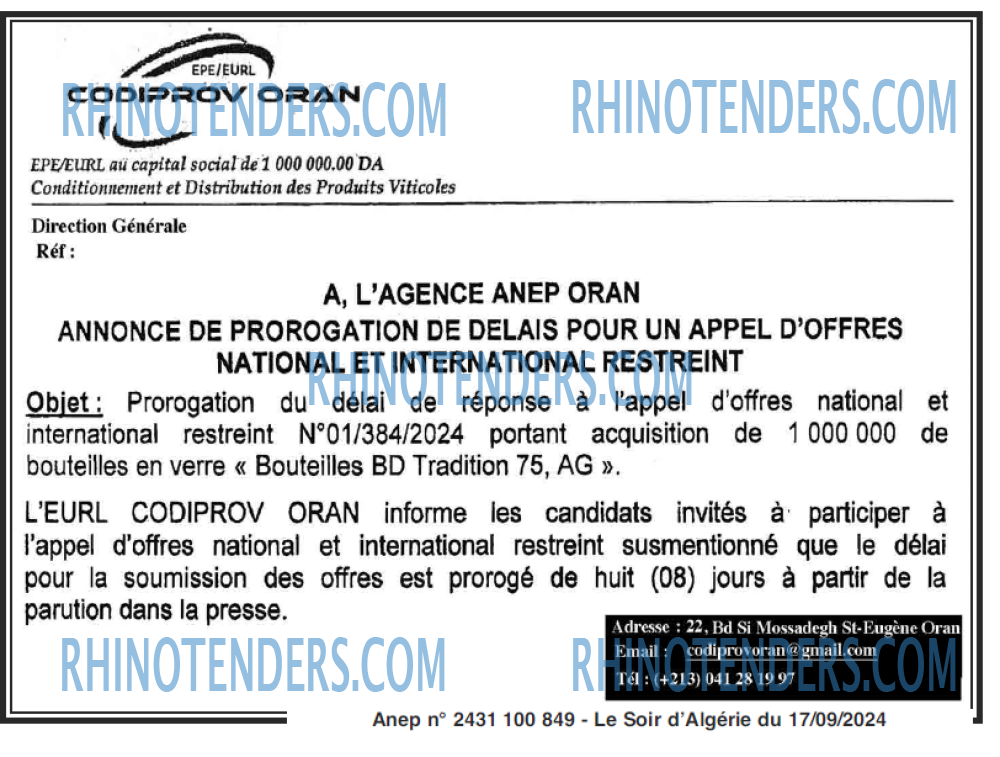 LE SOIR D'ALGERIE