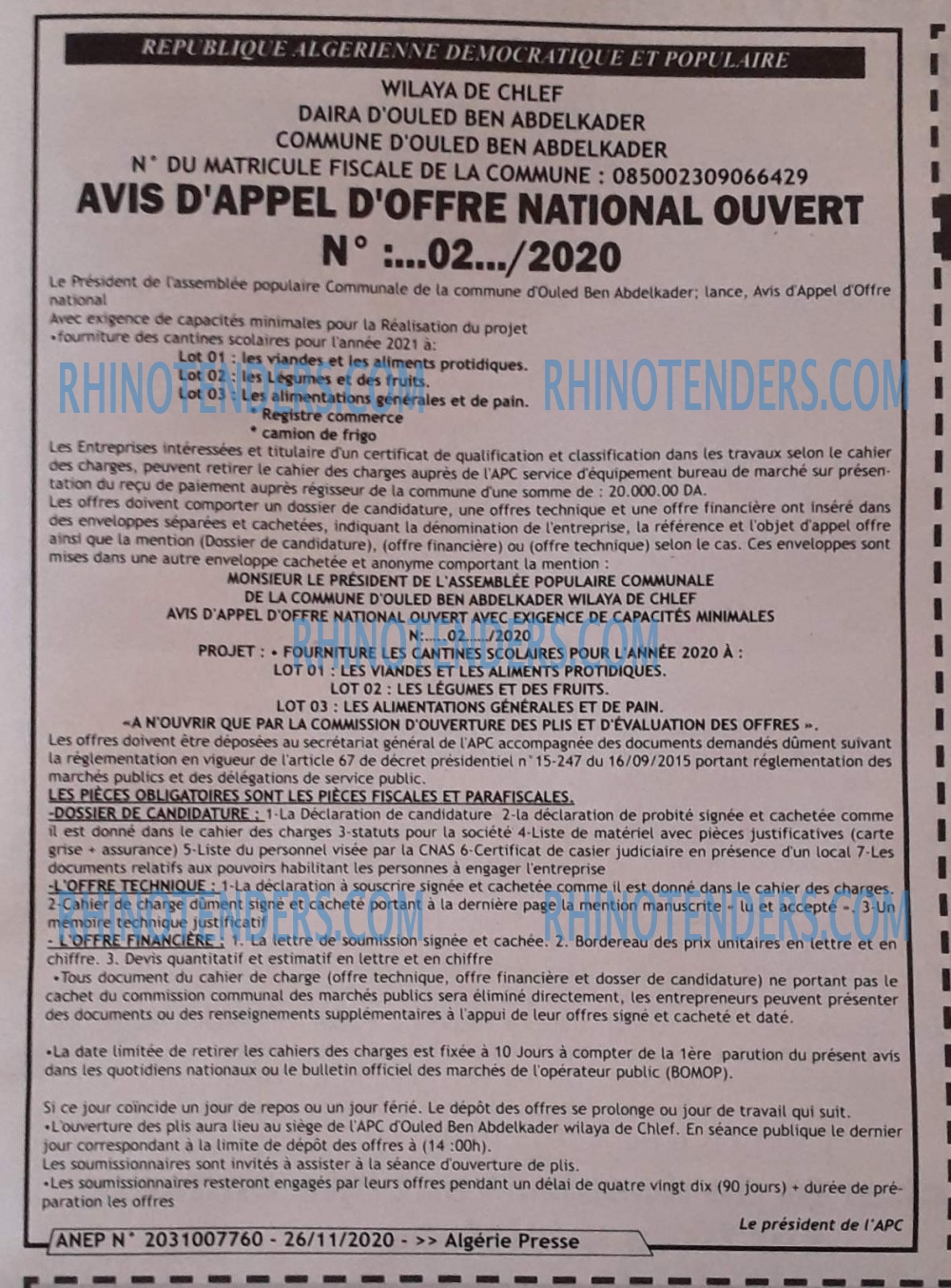 ALGERIE PRESSE