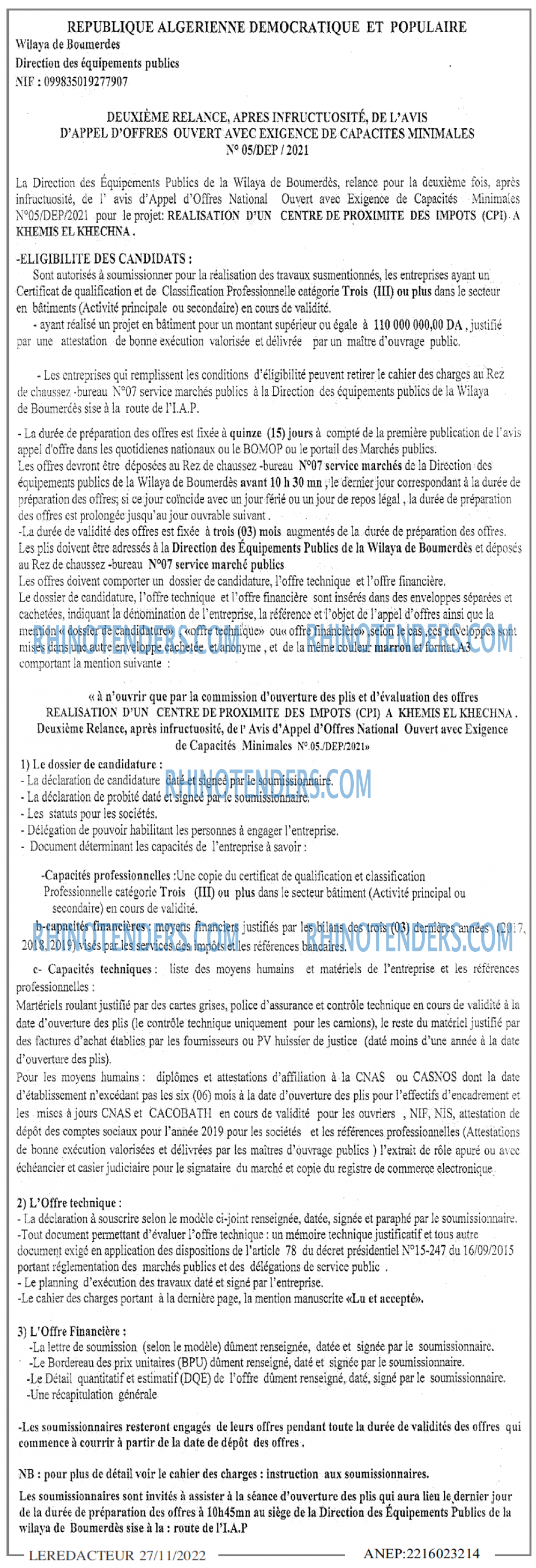 LE REDACTEUR