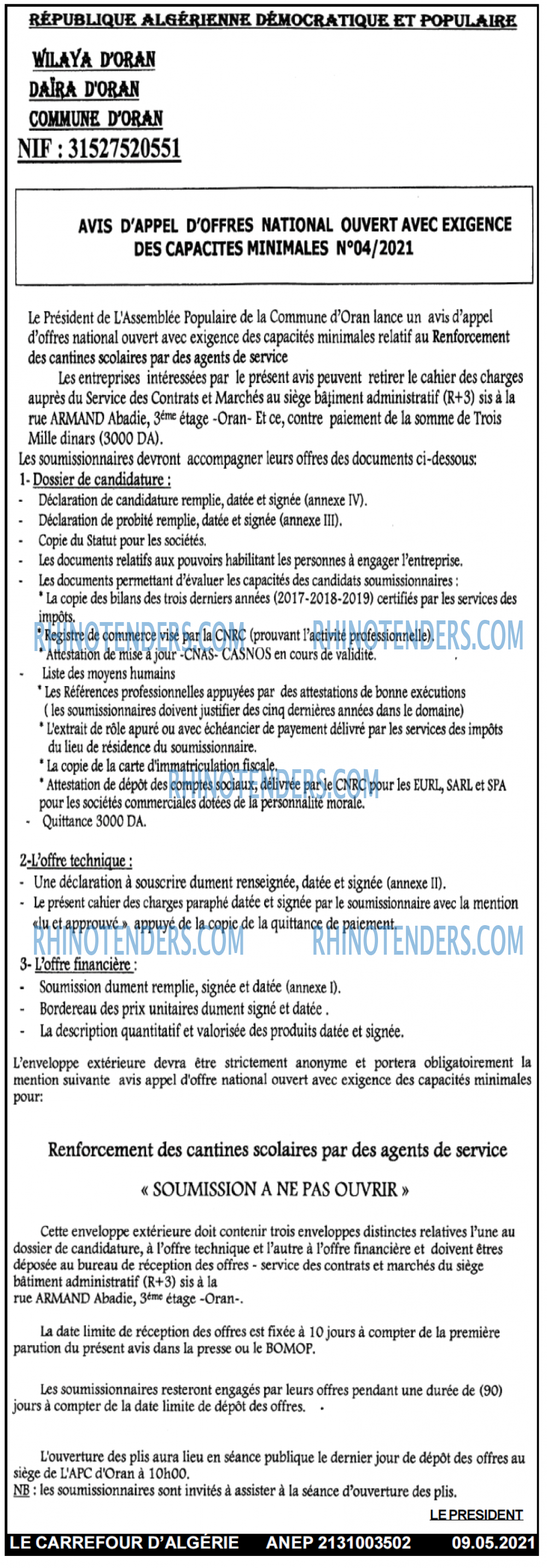 Le Carrefour d'Algérie