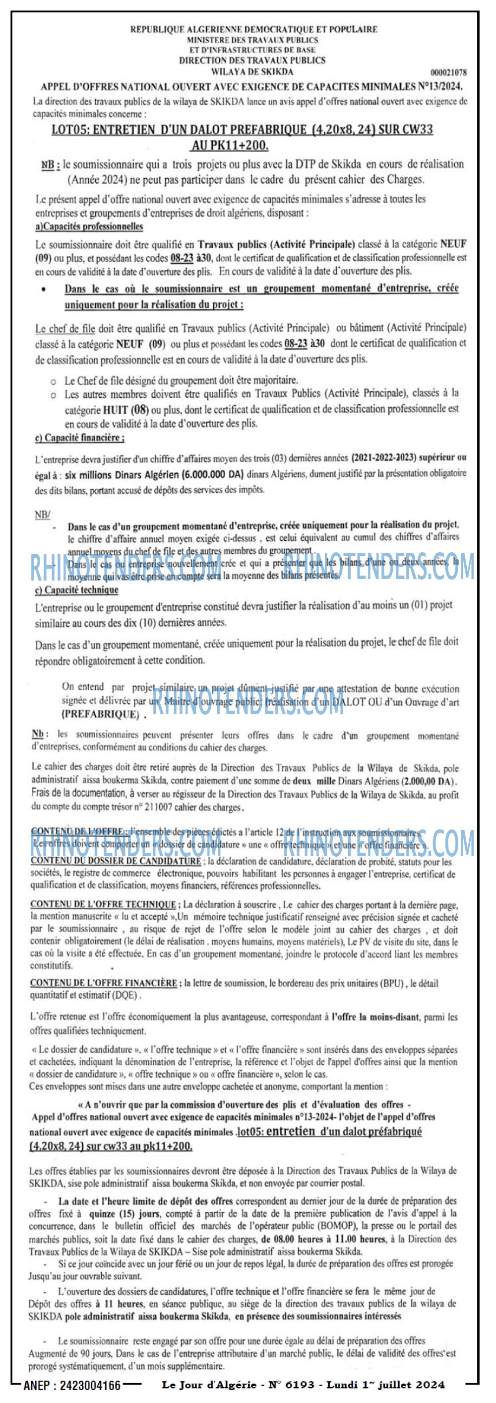 Le Jour d'Algérie