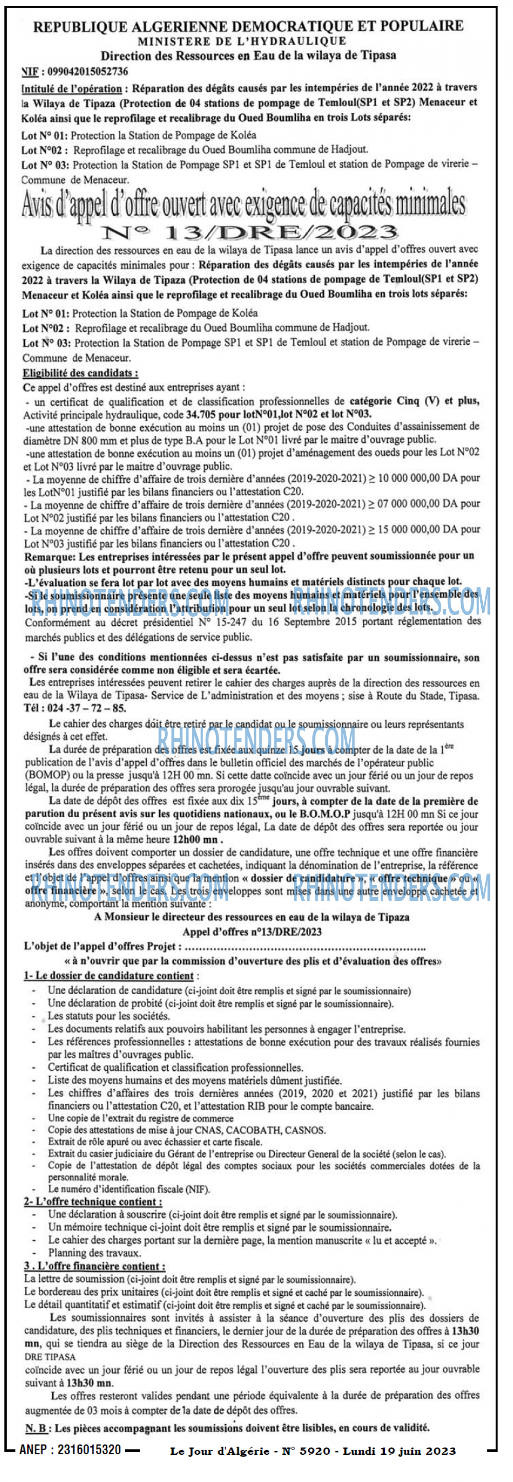 Le Jour d'Algérie