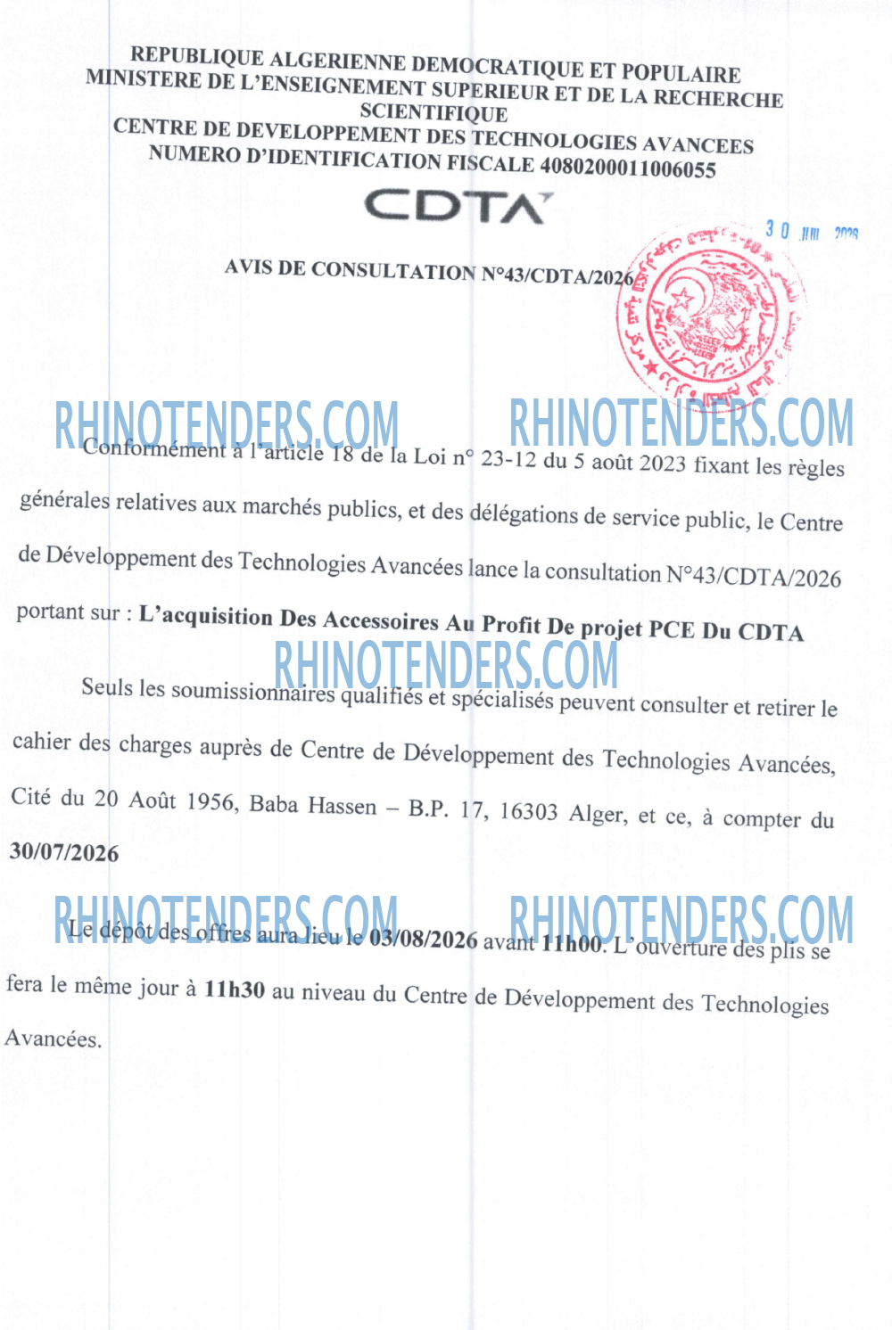 Rhinotenders