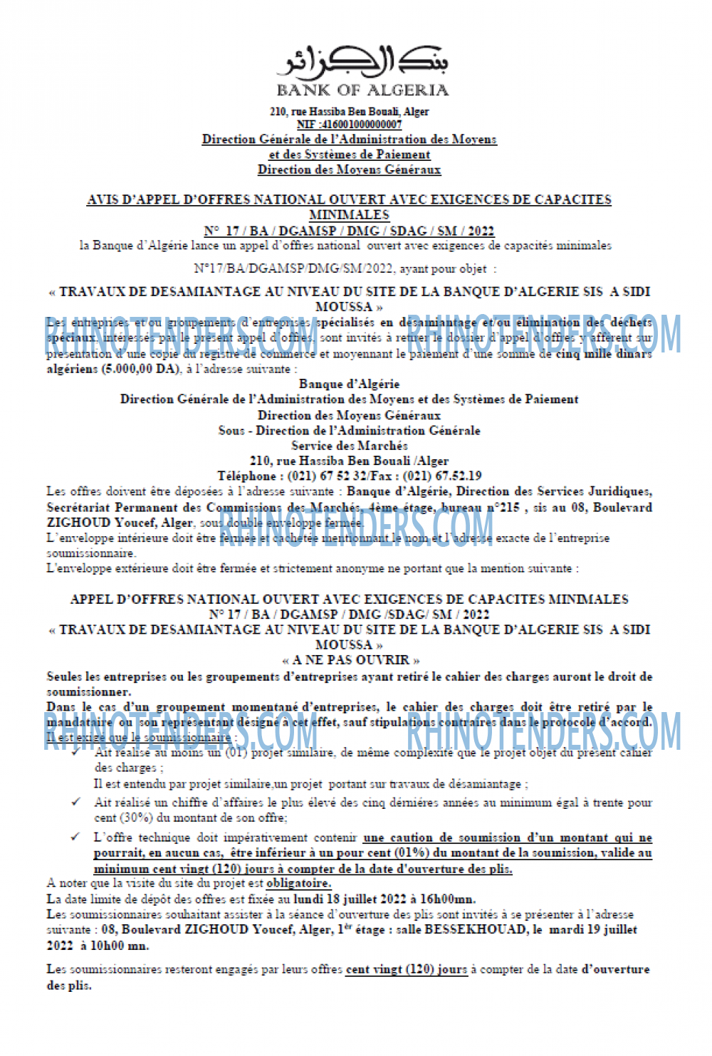 Banque d'Algérie