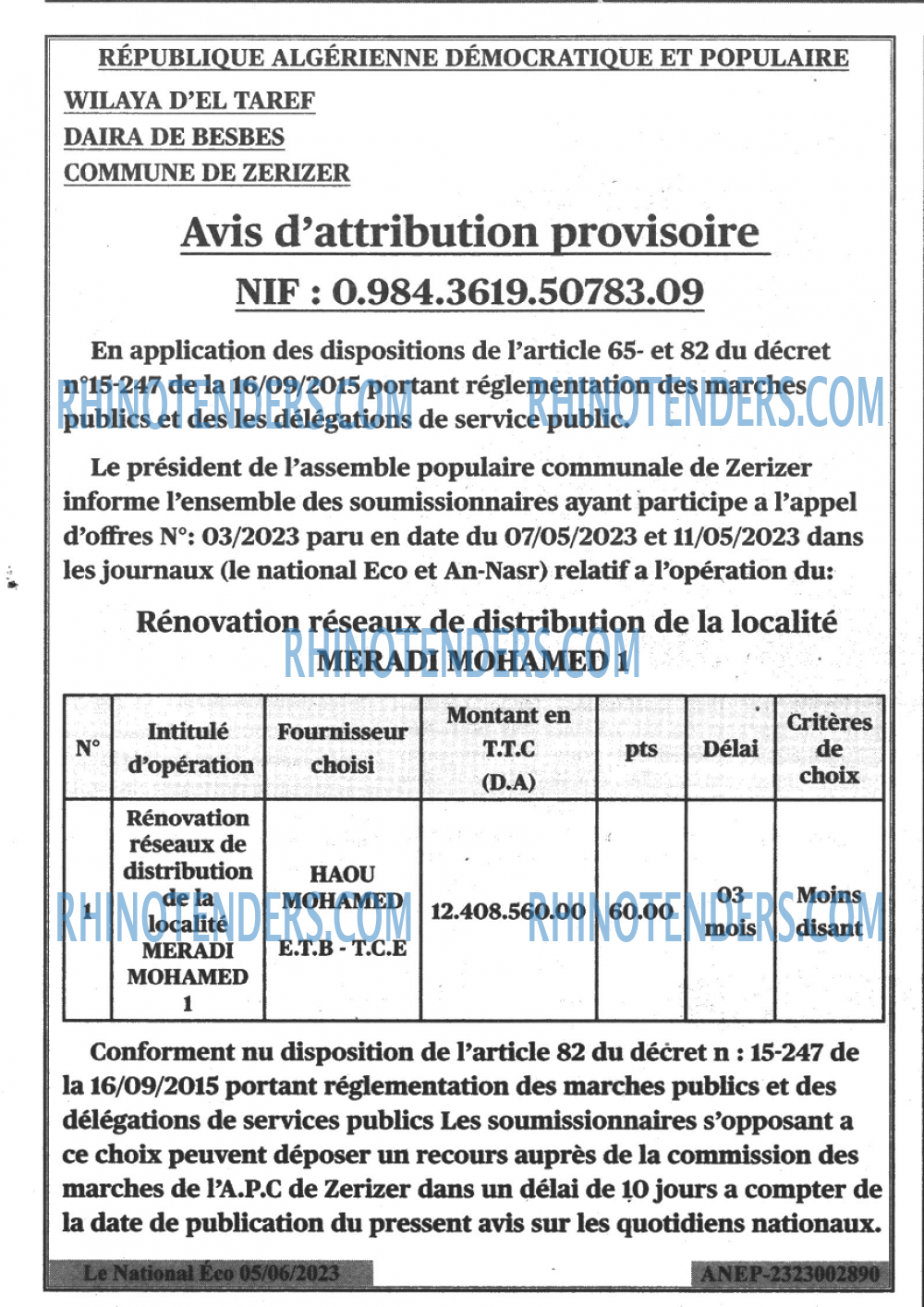 LE PROVINCIAL